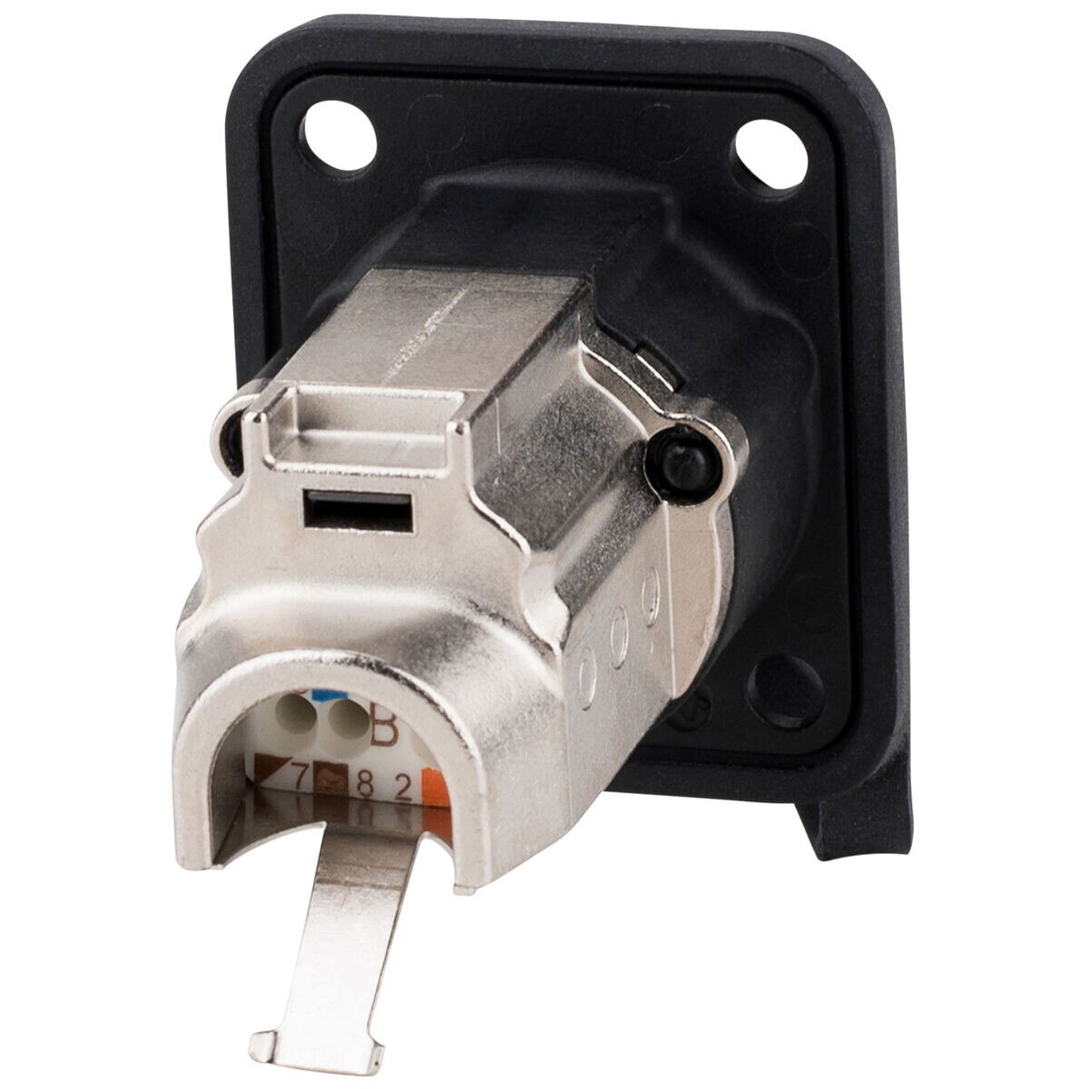 Neutrik NE8FDXY6W etherCON RJ45 Cat 6a Shielded Connector with IP65 Seal